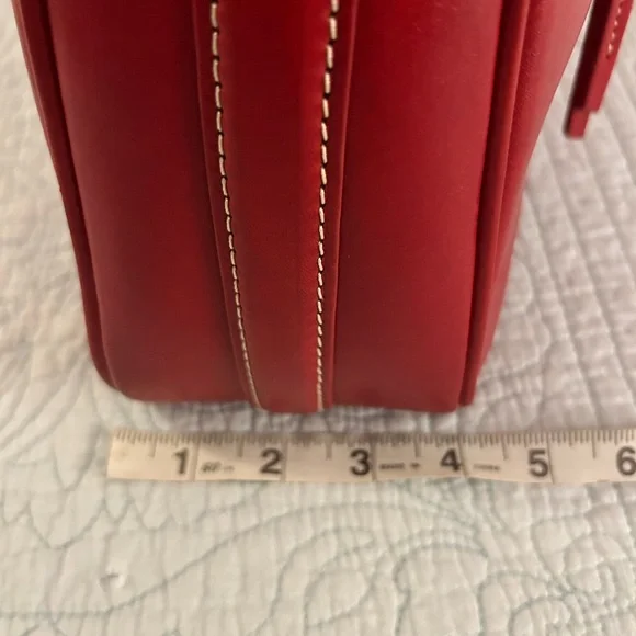 Dooney And Bourke Toscana Florentine leather Shoulder Bag In Red, EUC 🔥 - Picture 15 of 16